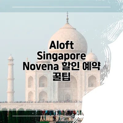 Aloft Singapore Novena 할인 예약 꿀팁