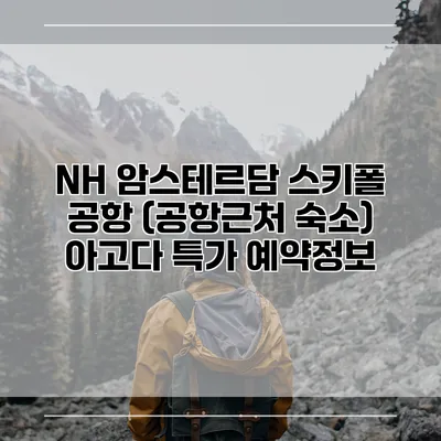 NH 암스테르담 스키폴 공항 (공항근처 숙소) 아고다 특가 예약정보