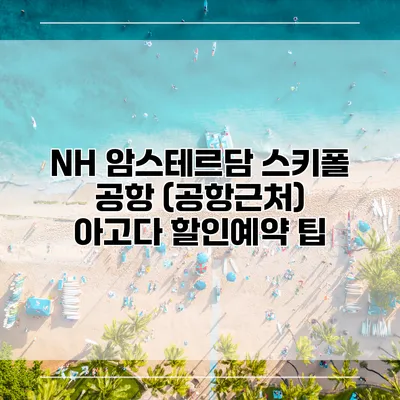 NH 암스테르담 스키폴 공항 (공항근처) 아고다 할인예약 팁