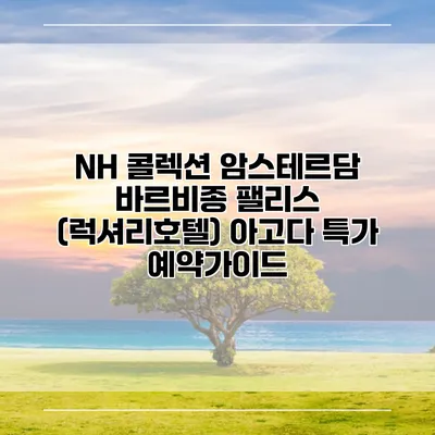 NH 콜렉션 암스테르담 바르비종 팰리스 (럭셔리호텔) 아고다 특가 예약가이드