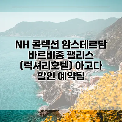 NH 콜렉션 암스테르담 바르비종 팰리스 (럭셔리호텔) 아고다 할인 예약팁