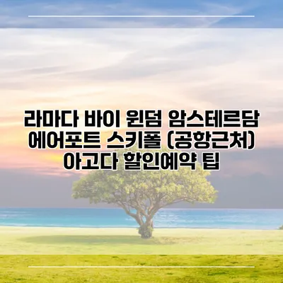 라마다 바이 윈덤 암스테르담 에어포트 스키폴 (공항근처) 아고다 할인예약 팁