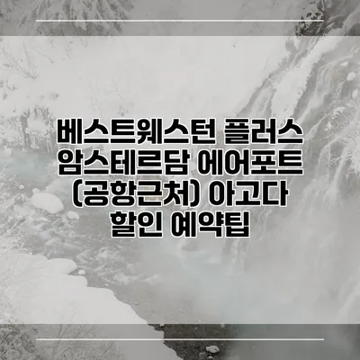 베스트웨스턴 플러스 암스테르담 에어포트 (공항근처) 아고다 할인 예약팁