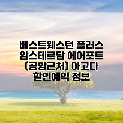 베스트웨스턴 플러스 암스테르담 에어포트 (공항근처) 아고다 할인예약 정보
