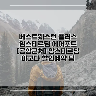 베스트웨스턴 플러스 암스테르담 에어포트 (공항근처) 암스테르담 아고다 할인예약 팁