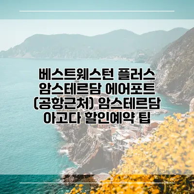 베스트웨스턴 플러스 암스테르담 에어포트 (공항근처) 암스테르담 아고다 할인예약 팁