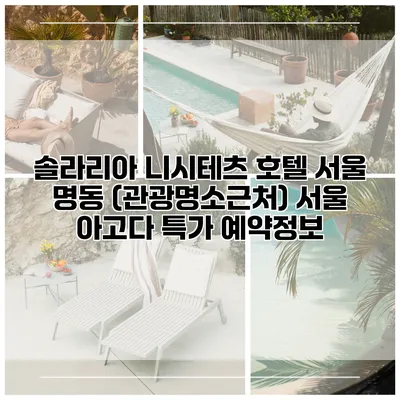 솔라리아 니시테츠 호텔 서울 명동 (관광명소근처) 서울 아고다 특가 예약정보