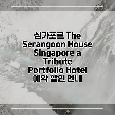 싱가포르 The Serangoon House Singapore a Tribute Portfolio Hotel 예약 할인 안내
