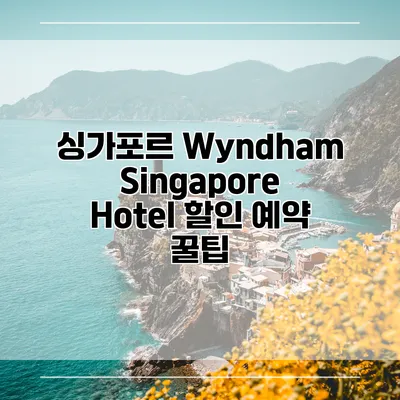싱가포르 Wyndham Singapore Hotel 할인 예약 꿀팁
