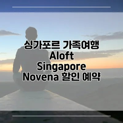 싱가포르 가족여행 Aloft Singapore Novena 할인 예약