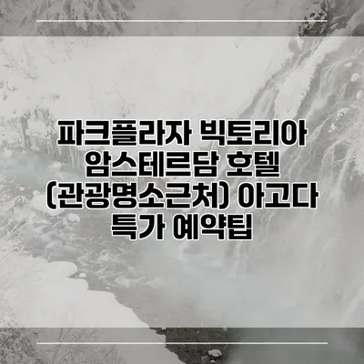 파크플라자 빅토리아 암스테르담 호텔 (관광명소근처) 아고다 특가 예약팁